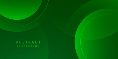 abstract futuristic modern circle green vector background design