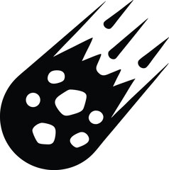 asteroid icon design
