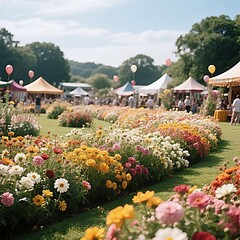 flower, flower garden, festival