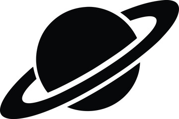 saturn planet minimalist space exploration