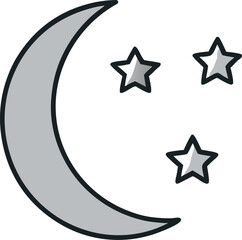 star and moon icon