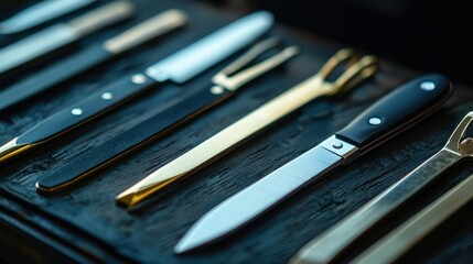 Branded letter openers displayed as useful business gifts