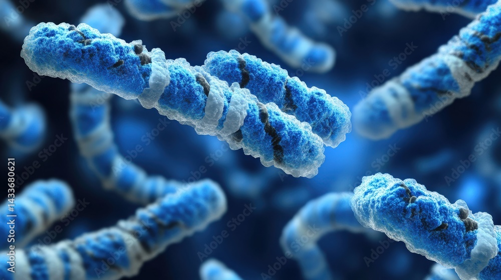 Poster microbial structures under the microscope