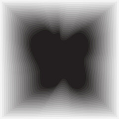 Square with wavy dynamic transparent. Technology style