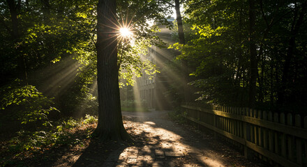 Fototapeta premium morning in the forest
