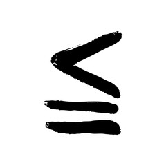 以下を表す記号の手描きイラスト