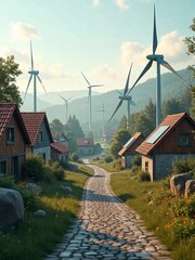 Futuristic life in a traditional setting: a small Polish village