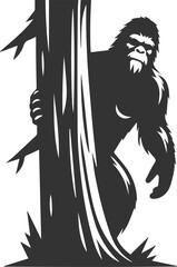 Bigfoot silhouette