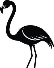 Obraz premium vector illustration of a flamingo