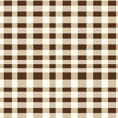 A brown and beige gingham seamless  pattern background