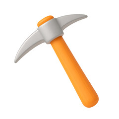 3D Rendered Pickaxe Tool