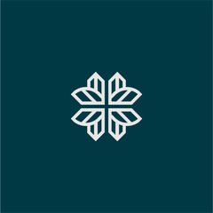 monogram logo with a unique concept