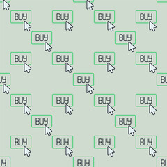 Buy Button - Crypto Trading vector colored seamless pattern