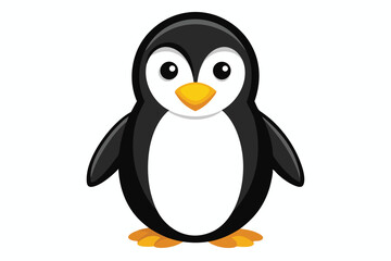 Fototapeta premium penguin on a white background.