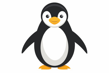 Fototapeta premium penguin on a white background.