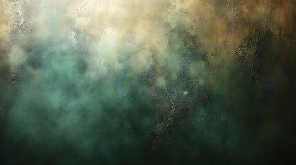 Abstract Green Gold Textured Background Image