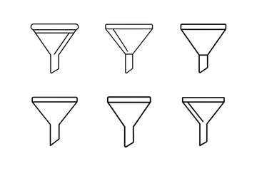 filter vector line art illustration
