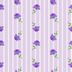 Obraz premium Seamless floral pattern. Cute floral pattern suitable for clothing, textiles, wrapping paper, backgrounds, wallpapers.