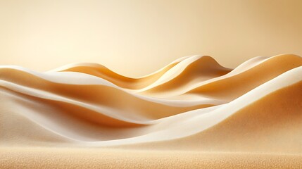 Desert Dunes with Soft Light, and Warm Sands.