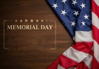 Fototapeta premium An american flag and 
