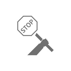 stop sign vector illustration