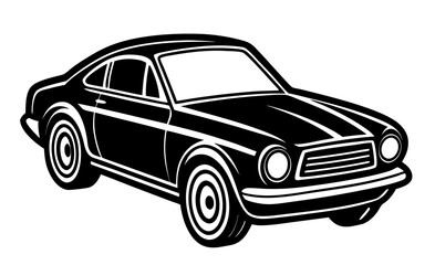 Fototapeta premium retro car vector illustration