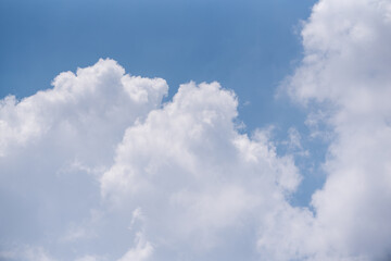 Sky Blue,Cloud Background,white clouds floating on blue sky in beautiful morning..