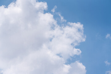 Sky Blue,Cloud Background,white clouds floating on blue sky in beautiful morning..