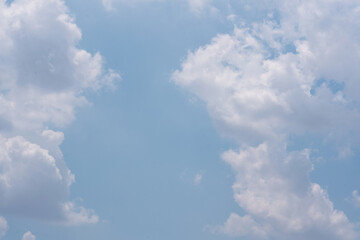Sky Blue,Cloud Background,white clouds floating on blue sky in beautiful morning..