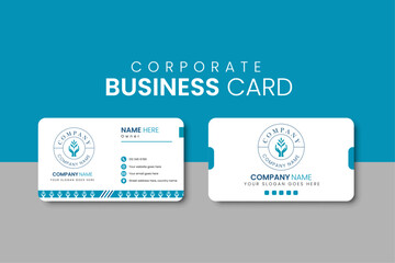 Corporate business card design template, Clean professional business card template, visiting card, business card template.