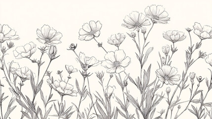 Wildflower Breeze in Fine Lines