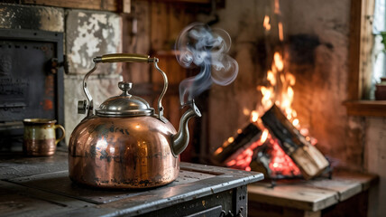 The kettle&rsquo;s whistle echoes