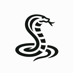 A bold, stylized cobra design.
