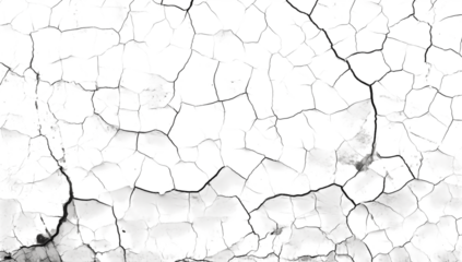 Abstract image featuring a cracked surface with black and white pixelated areas throughout design png