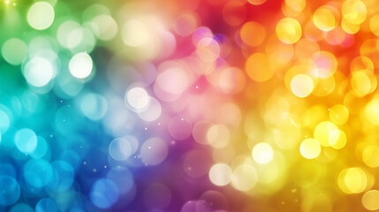 Obraz premium A dynamic and colorful abstract blurred rainbow background, offering a stunning mix of bright hues for a bold wallpaper.