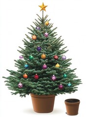 christmas tree with gifts