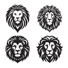 A Collection of Lion Head Designs
