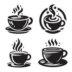 Coffee cup silhouette icon