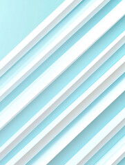 Obraz premium Abstract background with white and light blue diagonal stripes creating a modern geometric pattern suitable for technology, design, or marketing themes