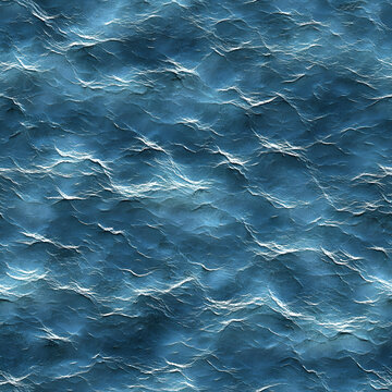 seamless water texture tile top view wavy sea ocean waves for surface mapping architecture game design 2d flat