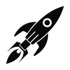 space rocket vector illustration