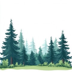 Obraz premium forest in the forest