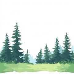 Obraz premium fir tree branches