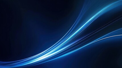 Abstract blue dynamic lines