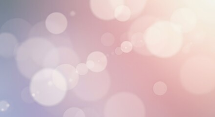 Obraz premium Abstract Blurred Lights Background with Soft Pink and Blue Hues