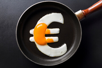 Reference Image, Spiegelei als Eurozeichen