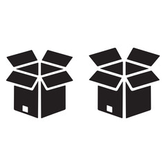 Open box icon twins