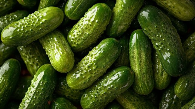 Pickled cucumbers showcased as part of a natural food experience.