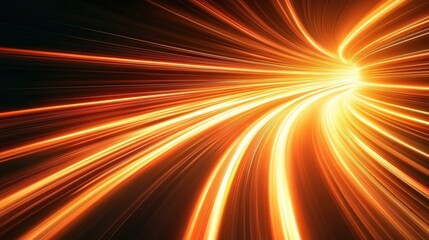 Obraz premium Abstract Speed Tunnel of Light