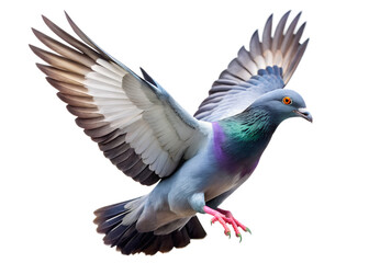 Obraz premium pigeon flying pose